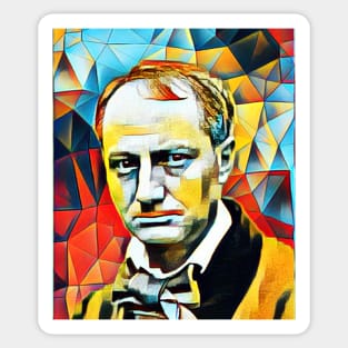 Charles Baudelaire Portrait | Charles Baudelaire Artwork 2 Sticker